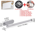 Adhesive Kitchen Roll Holder – Silver