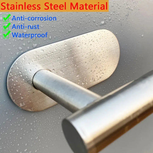 Adhesive Kitchen Roll Holder – Silver