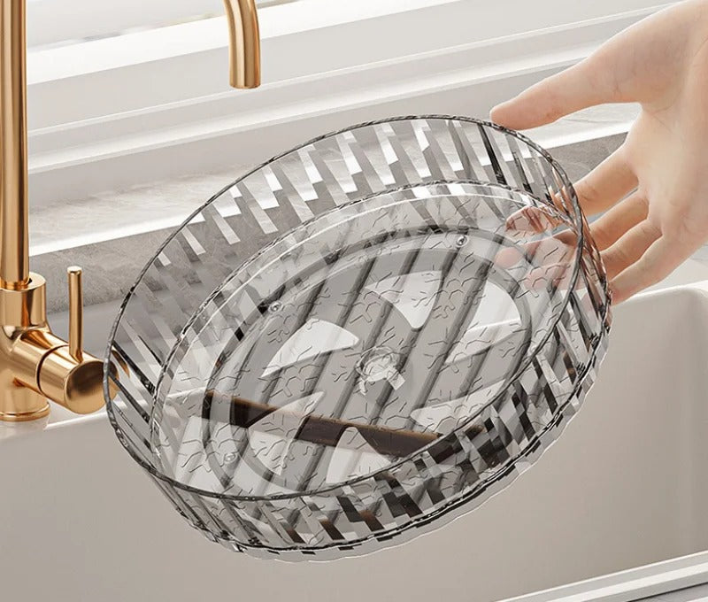 Rotating spice organiser, clear